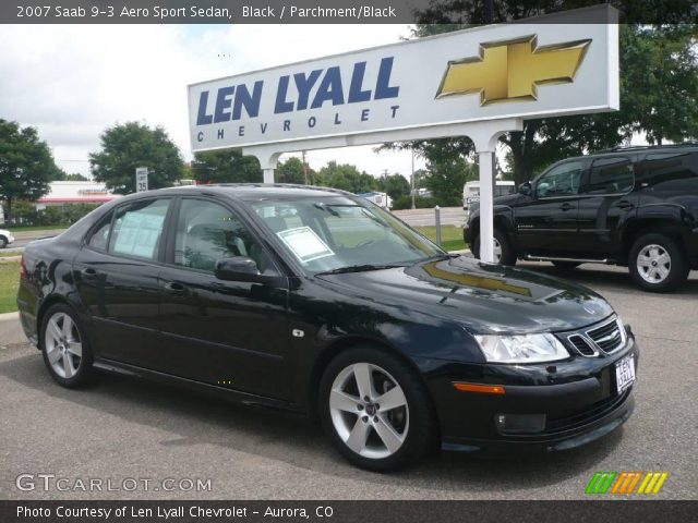 2007 Saab 9-3 Aero Sport Sedan in Black