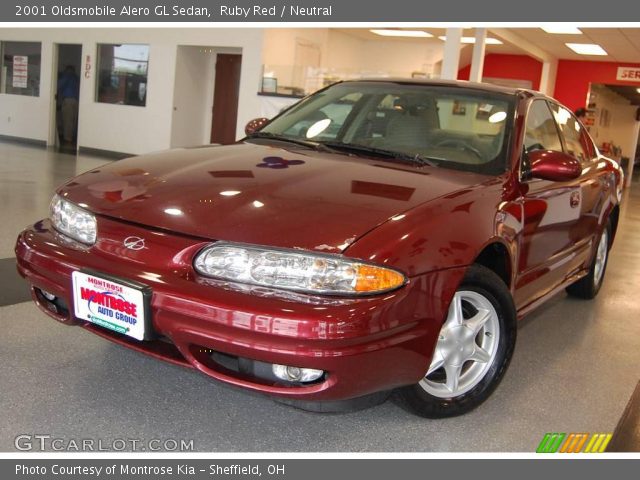 2001 Oldsmobile Alero GL Sedan in Ruby Red