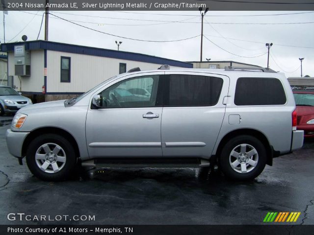 2004 Nissan Armada LE in Silver Lightning Metallic