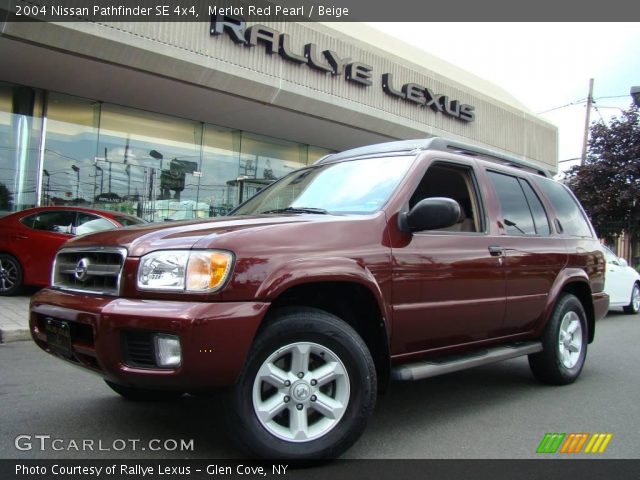2004 Nissan Pathfinder SE 4x4 in Merlot Red Pearl