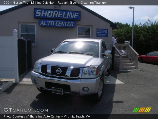 2004 Nissan Titan LE King Cab 4x4 in Radiant Silver