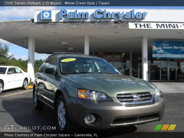 2005 Subaru Outback 2.5i Wagon in Willow Green Opal