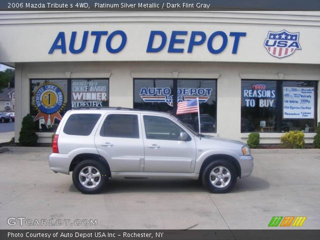 2006 Mazda Tribute s 4WD in Platinum Silver Metallic