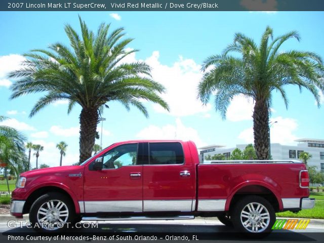 2007 Lincoln Mark LT SuperCrew in Vivid Red Metallic
