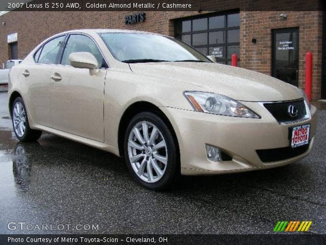 2007 Lexus IS 250 AWD in Golden Almond Metallic