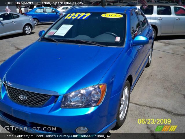 2006 Kia Spectra SX Sedan in Spark Blue