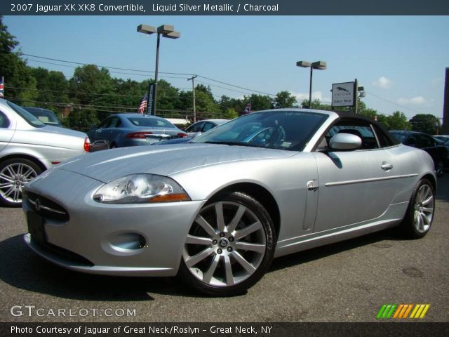 2007 Jaguar XK XK8 Convertible in Liquid Silver Metallic