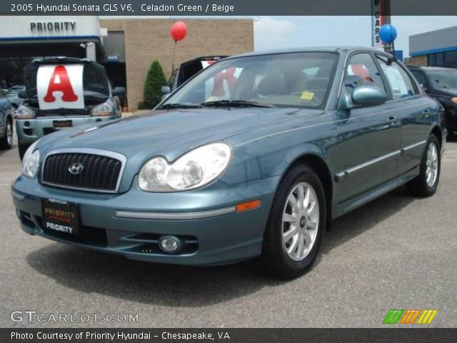 2005 Hyundai Sonata GLS V6 in Celadon Green