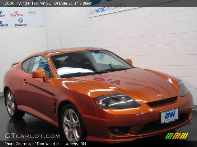 2006 Hyundai Tiburon SE in Orange Crush