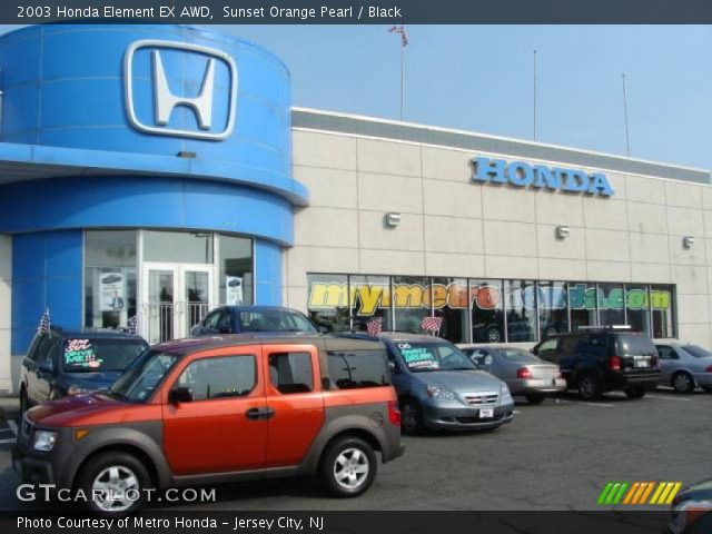 2003 Honda Element EX AWD in Sunset Orange Pearl