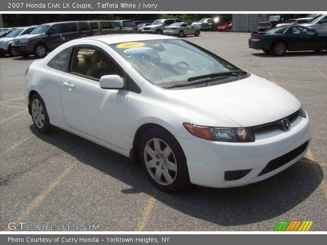 2007 Honda Civic LX Coupe in Taffeta White