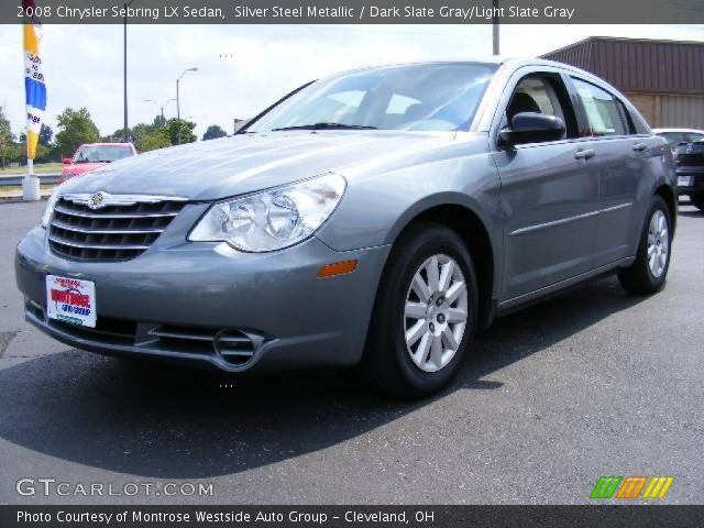 2008 Chrysler Sebring LX Sedan in Silver Steel Metallic