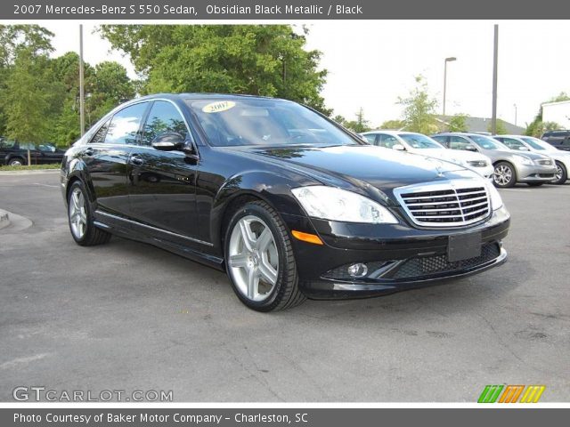 2007 Mercedes-Benz S 550 Sedan in Obsidian Black Metallic