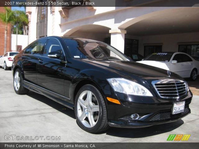 2007 Mercedes-Benz S 550 Sedan in Black