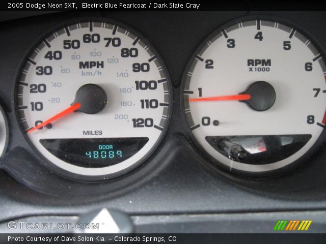 2005 Dodge Neon SXT in Electric Blue Pearlcoat