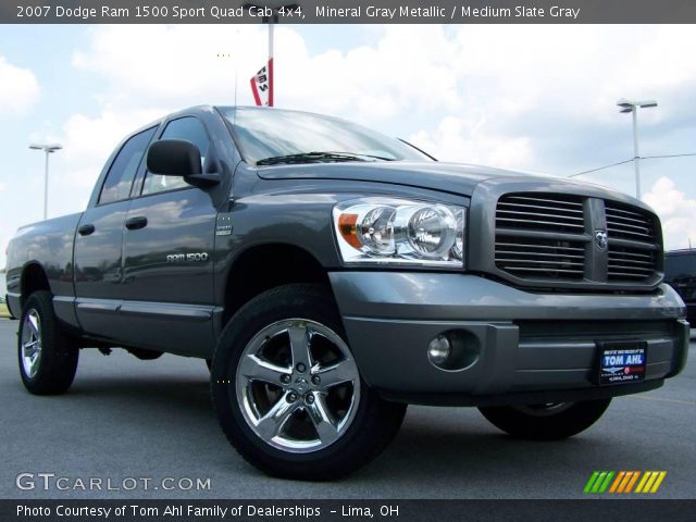 2007 Dodge Ram 1500 Sport Quad Cab 4x4 in Mineral Gray Metallic