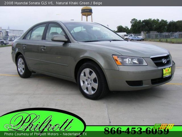 2008 Hyundai Sonata GLS V6 in Natural Khaki Green