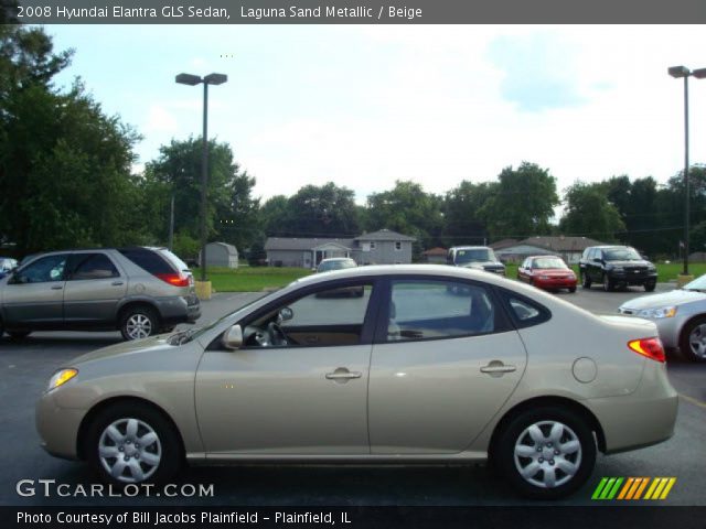 2008 Hyundai Elantra GLS Sedan in Laguna Sand Metallic