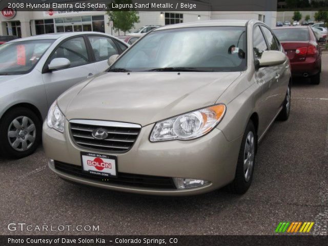 2008 Hyundai Elantra GLS Sedan in Laguna Sand Metallic