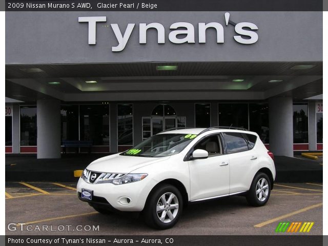 2009 Nissan Murano S AWD in Glacier Pearl