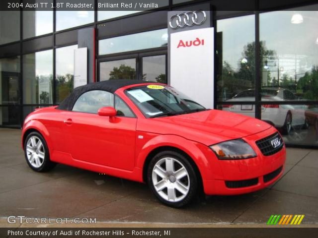 2004 Audi TT 1.8T Roadster in Brilliant Red