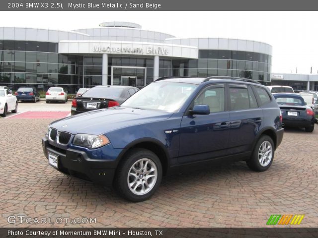 2004 BMW X3 2.5i in Mystic Blue Metallic