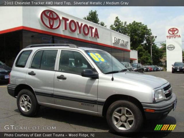 2003 Chevrolet Tracker 4WD Hard Top in Silverleaf Metallic