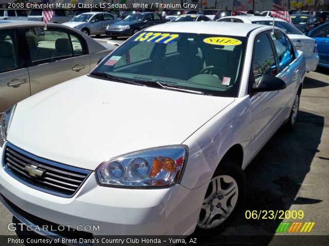 2008 Chevrolet Malibu Classic LS Sedan in White