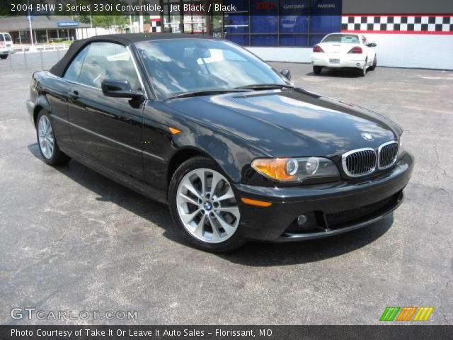 2004 BMW 3 Series 330i Convertible in Jet Black