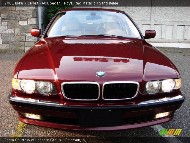 2001 BMW 7 Series 740iL Sedan in Royal Red Metallic