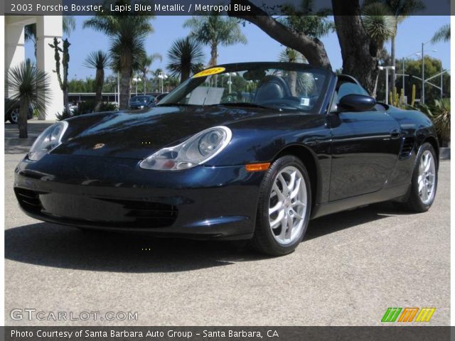 2003 Porsche Boxster  in Lapis Blue Metallic