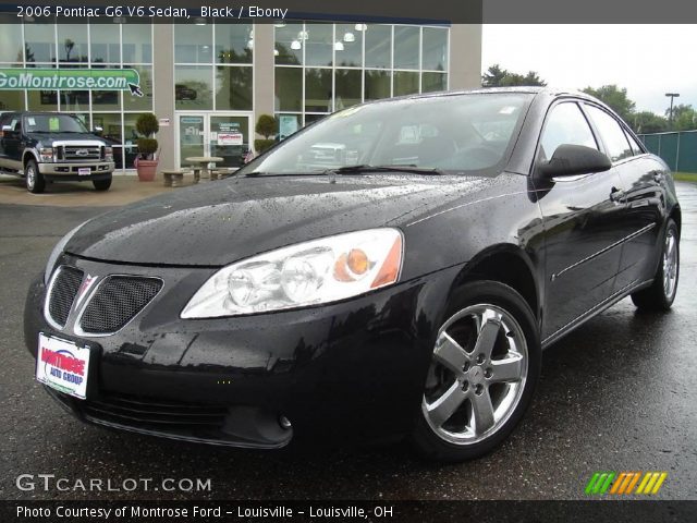 2006 Pontiac G6 V6 Sedan in Black