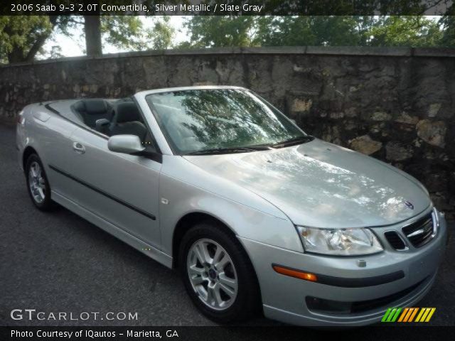 2006 Saab 9-3 2.0T Convertible in Silver Metallic