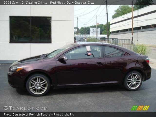 2008 Scion tC  in Sizzling Crimson Red Mica