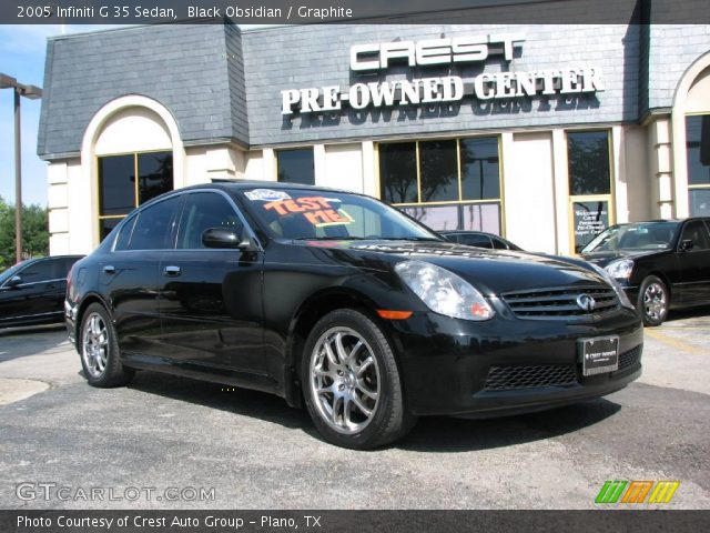 2005 Infiniti G 35 Sedan in Black Obsidian