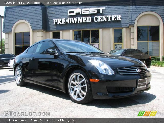 2006 Infiniti G 35 Coupe in Black Obsidian