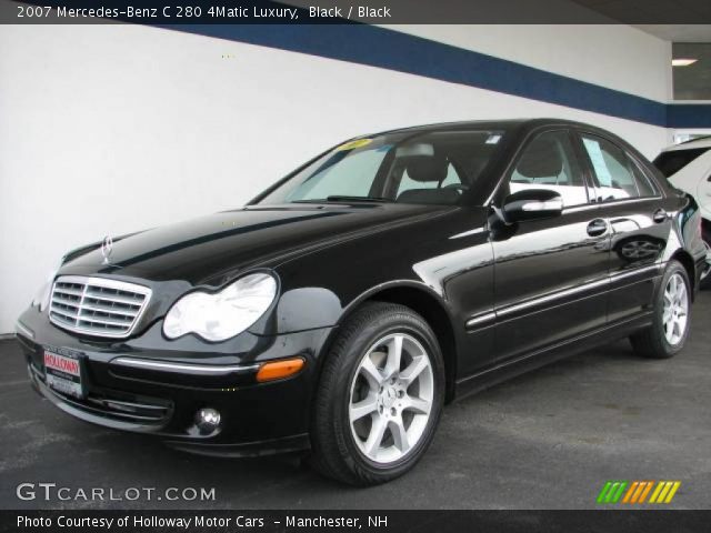 2007 Mercedes-Benz C 280 4Matic Luxury in Black