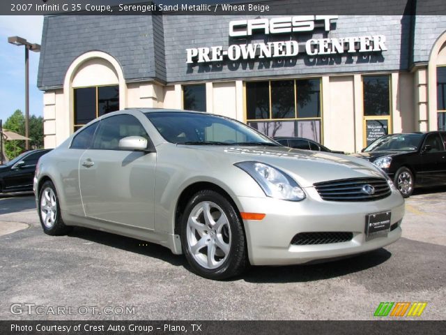 2007 Infiniti G 35 Coupe in Serengeti Sand Metallic