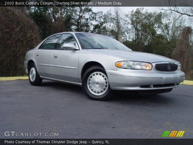 2003 Buick Century Custom in Sterling Silver Metallic