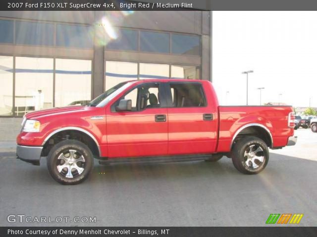 2007 Ford F150 XLT SuperCrew 4x4 in Bright Red