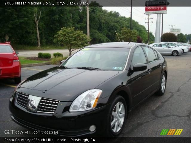 2005 Nissan Maxima 3.5 SL in Onyx Black