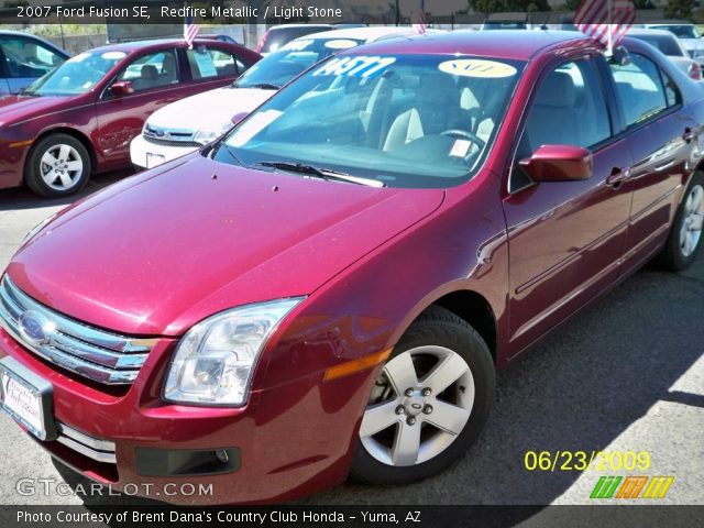 2007 Ford Fusion SE in Redfire Metallic