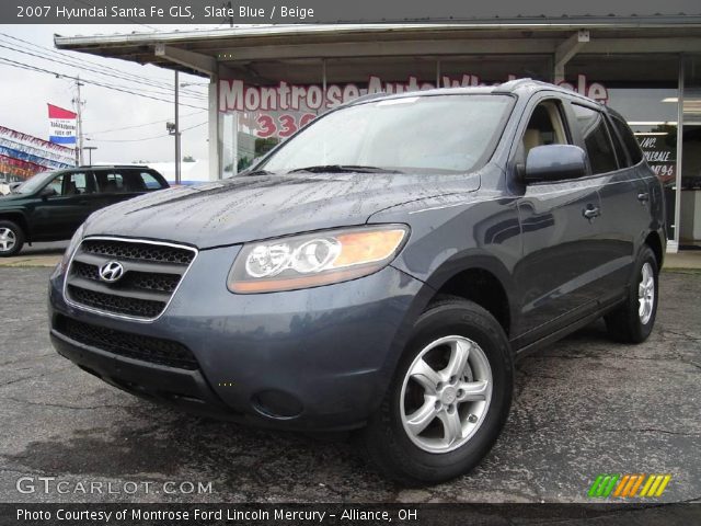 2007 Hyundai Santa Fe GLS in Slate Blue