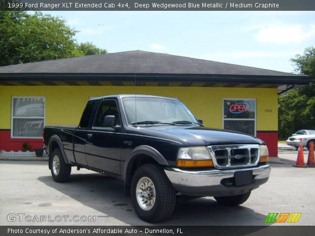1999 Ford Ranger XLT Extended Cab 4x4 in Deep Wedgewood Blue Metallic