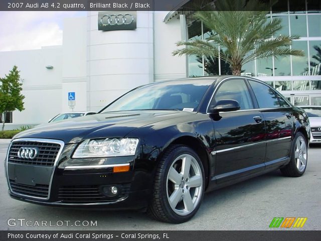 2007 Audi A8 4.2 quattro in Brilliant Black