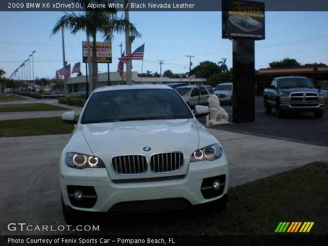 2009 BMW X6 xDrive50i in Alpine White