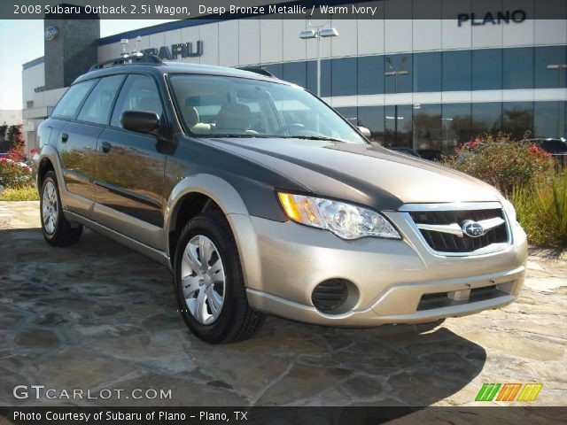 2008 Subaru Outback 2.5i Wagon in Deep Bronze Metallic