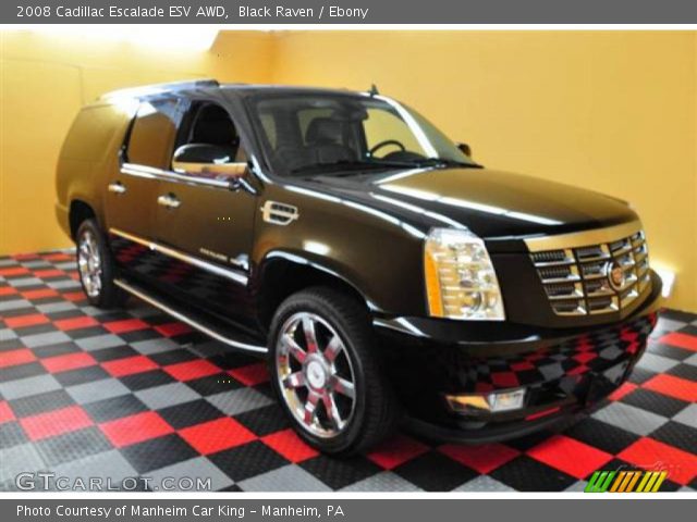 2008 Cadillac Escalade ESV AWD in Black Raven