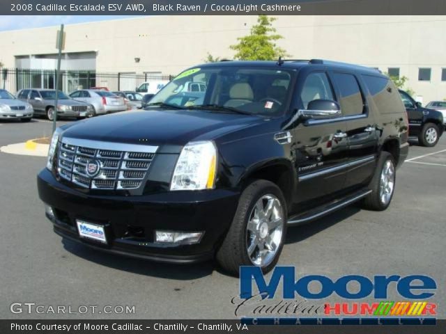 2008 Cadillac Escalade ESV AWD in Black Raven