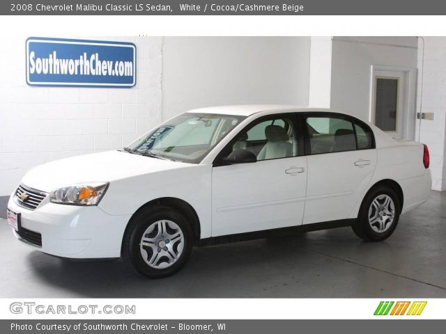 2008 Chevrolet Malibu Classic LS Sedan in White